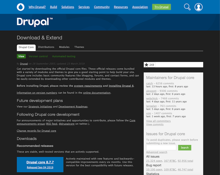 Drupal.org Dark theme