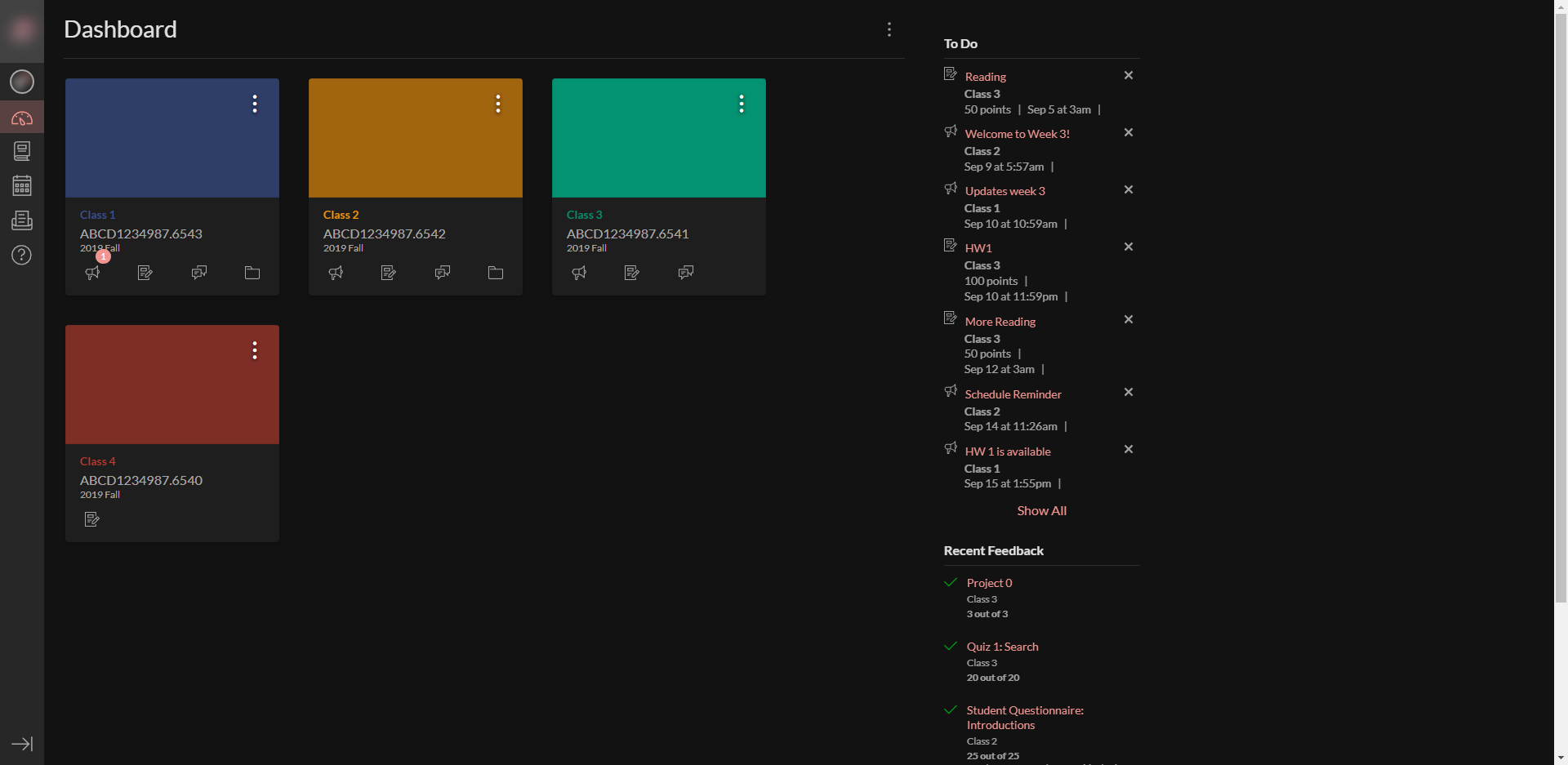 Canvas LMS Material Dark (Beta)