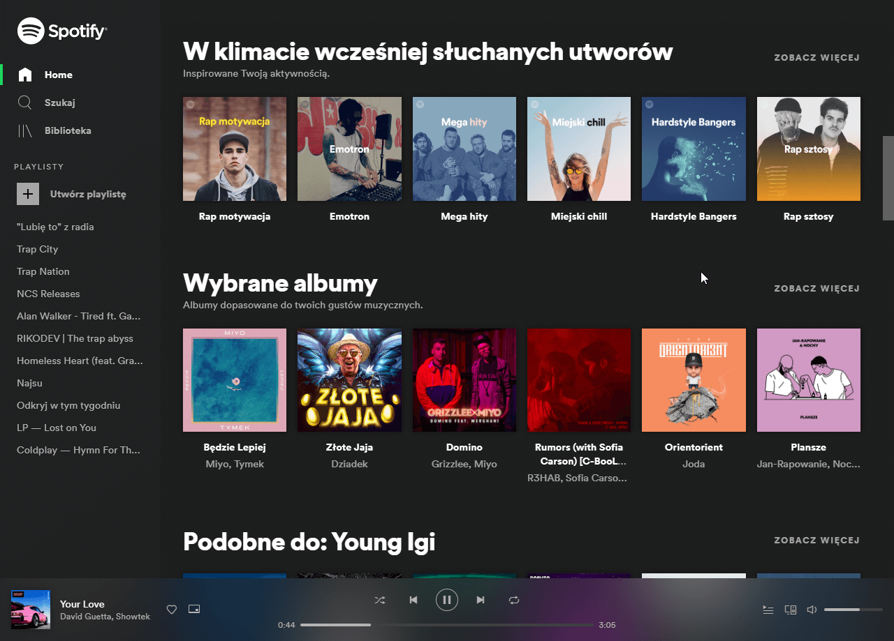Fluent for Spotify (chromium)