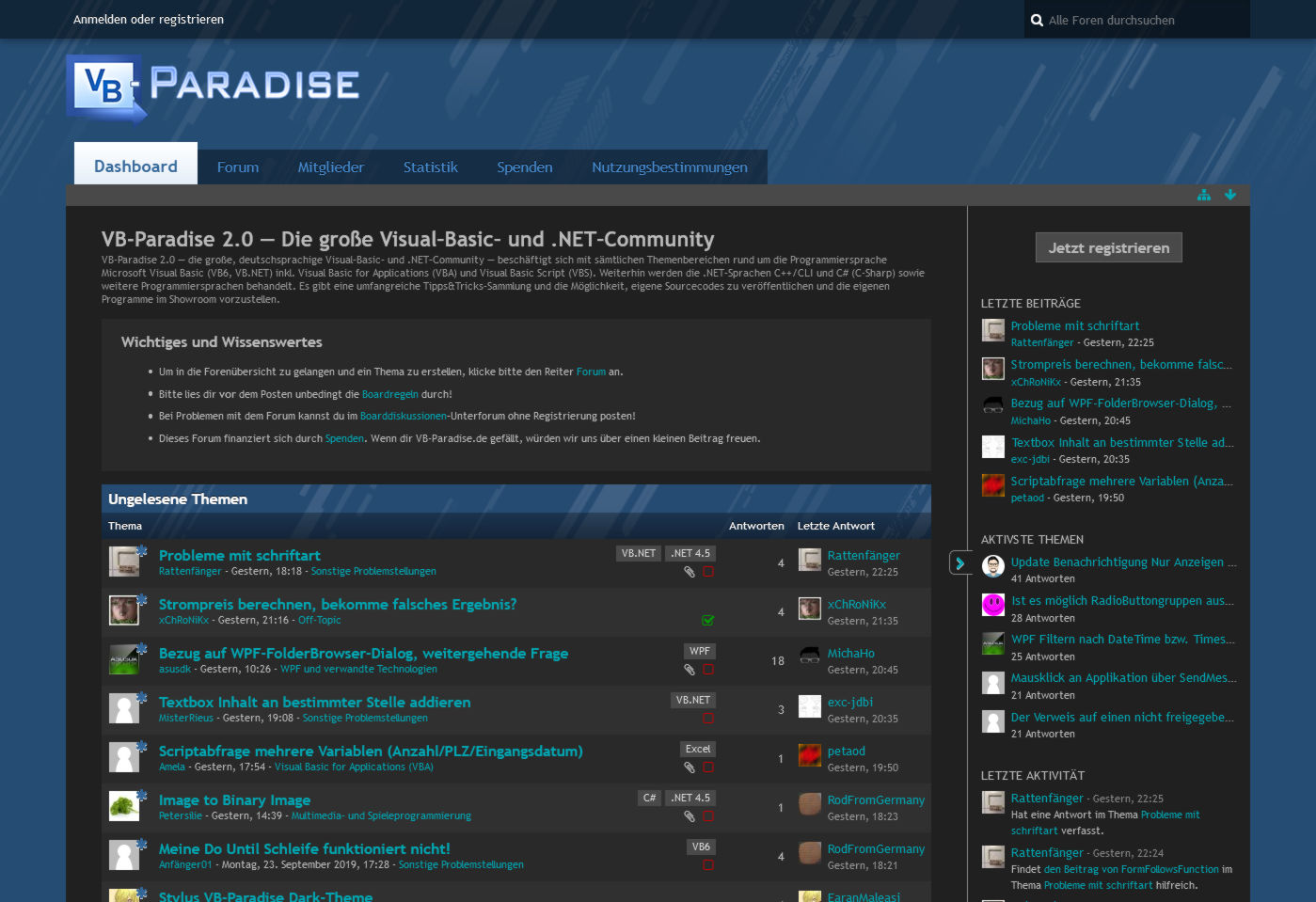 VB Paradise DarkTheme