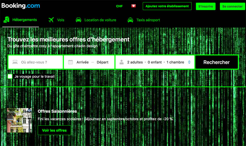 Booking - Vintage Matrix