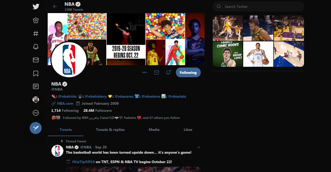 New Twitter Dark Mode
