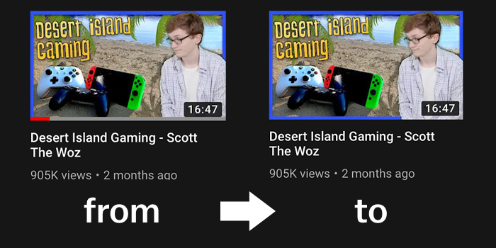 hide youtube watch progress bar