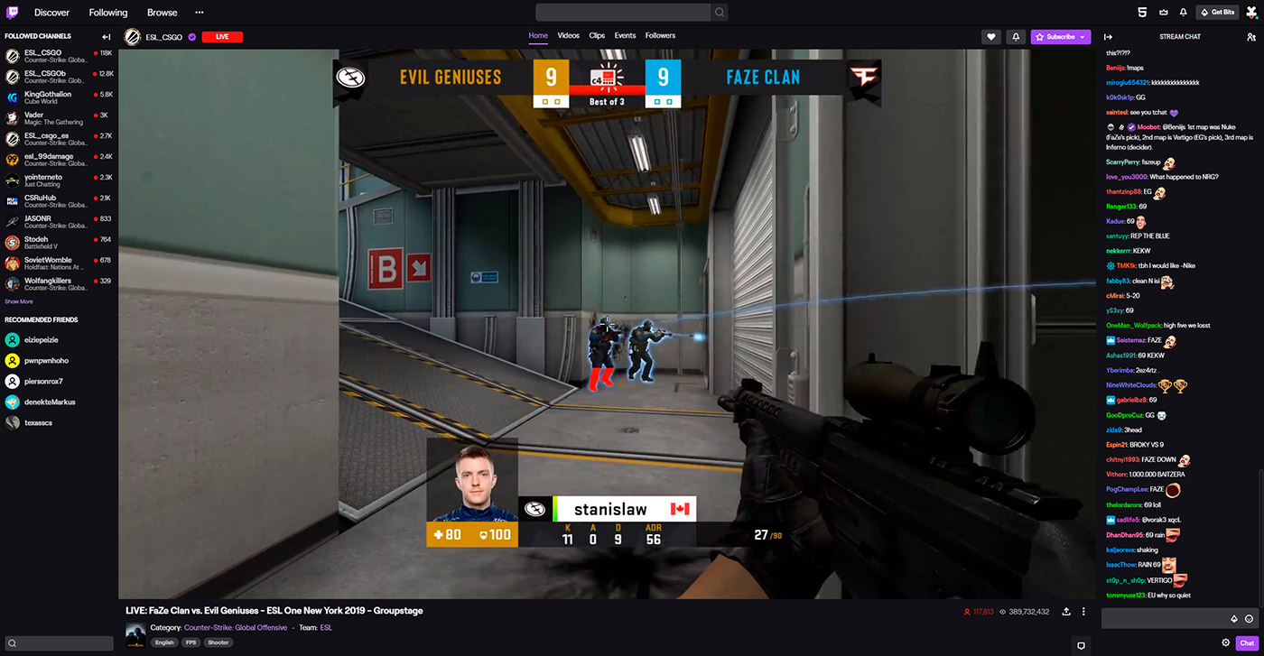 Twitch Redesign 2019 - Clean Gray