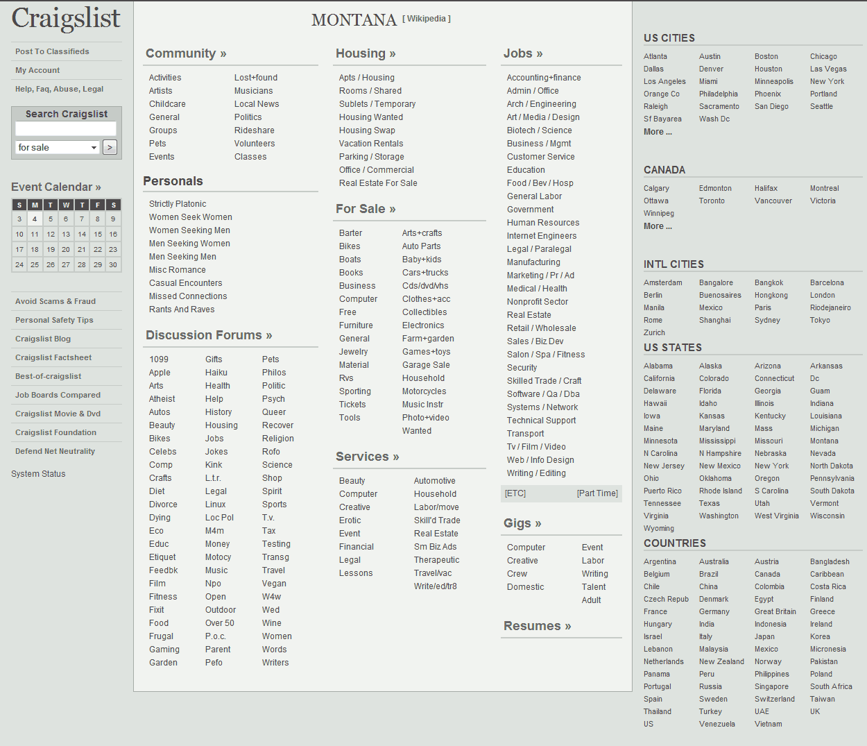 Craigslist Greenlist