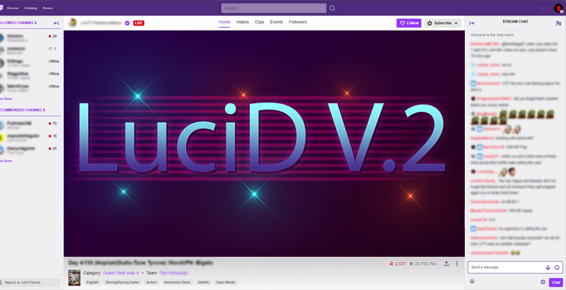 Twitch - LuciD V.2 - White