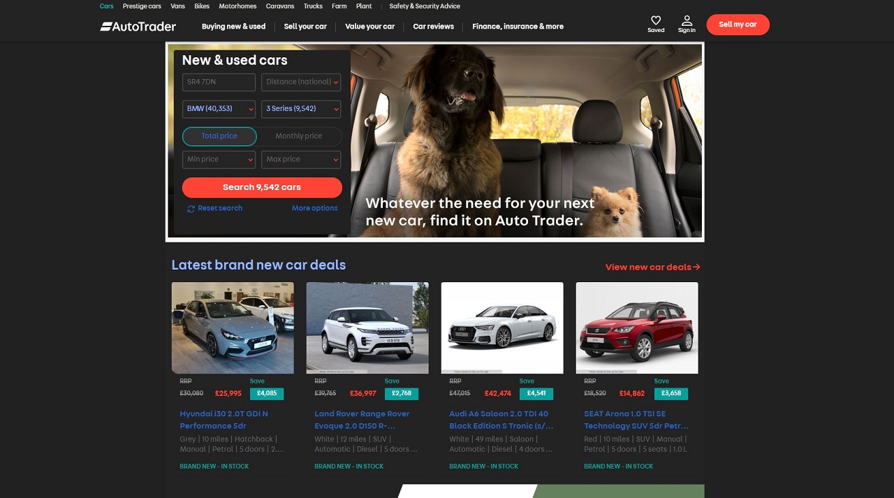 AutoTrader UK Dark