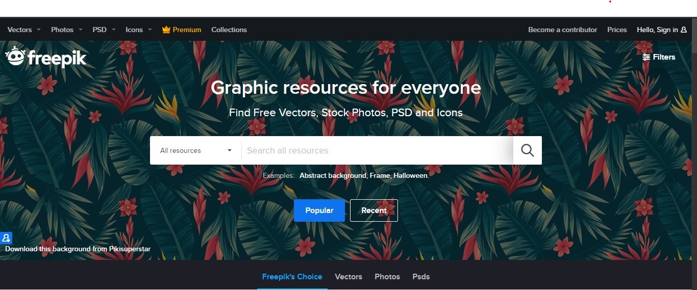 Freepik Dark Beta