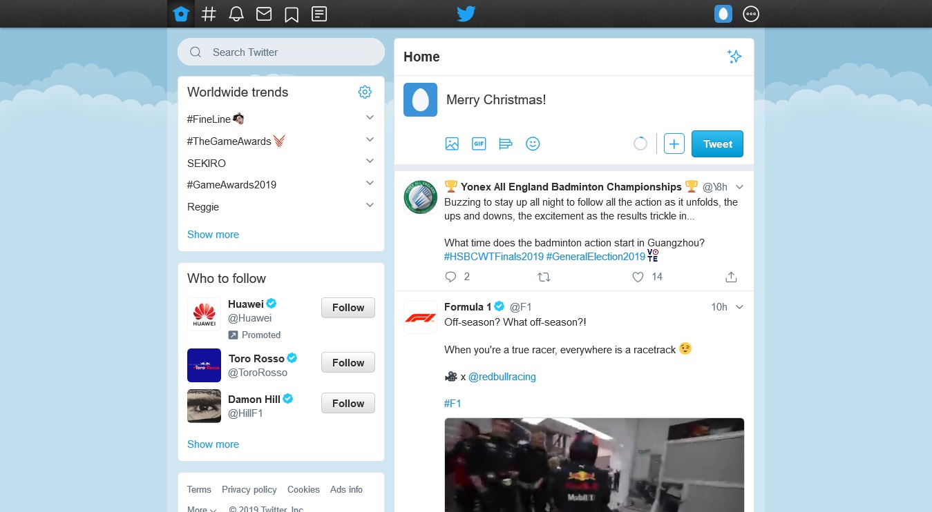 2020 - Twitter 2013 style