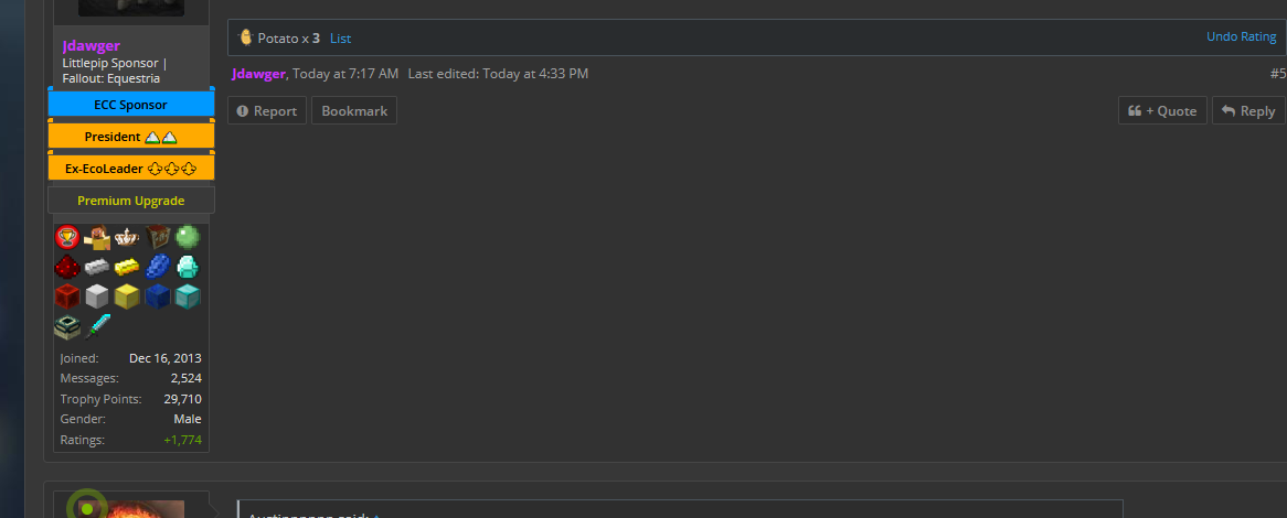remove jdawger's signature from EcoCityCraft forum