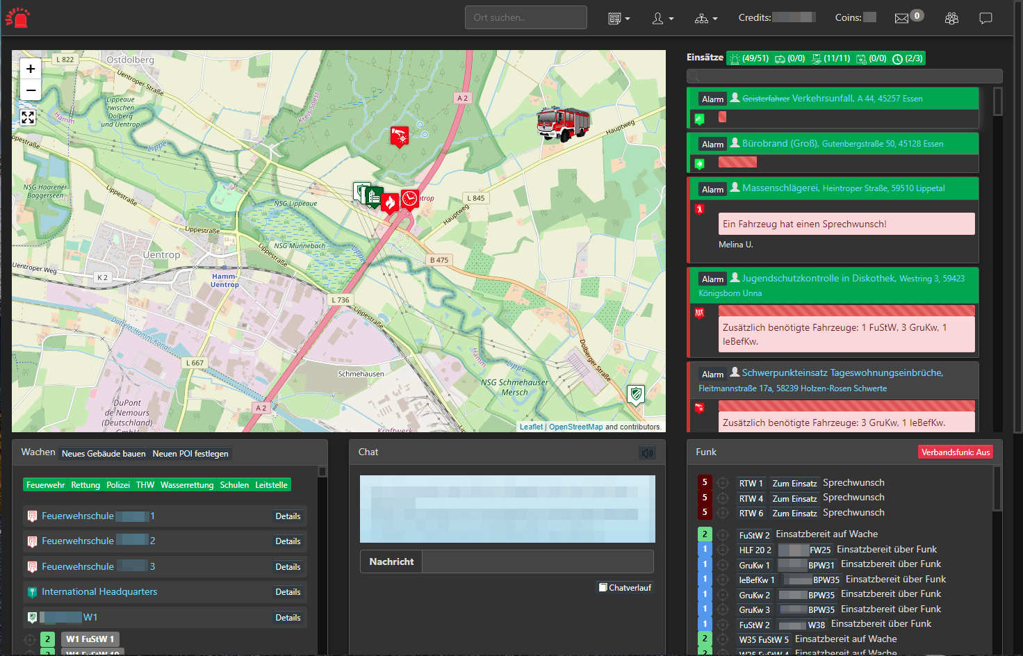 Leitstellenspiel Dark Materialized
