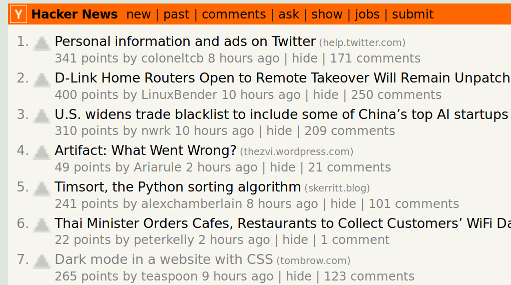 Larger news.ycombinator.com