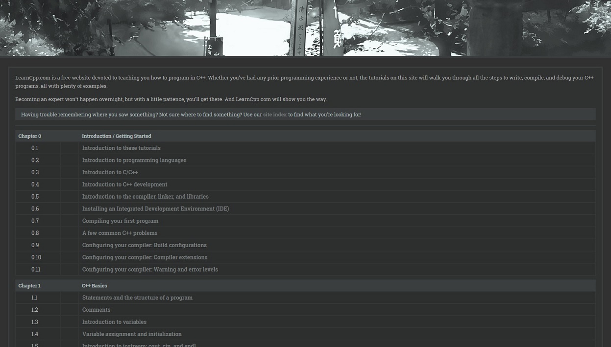 garden of words @ learncpp