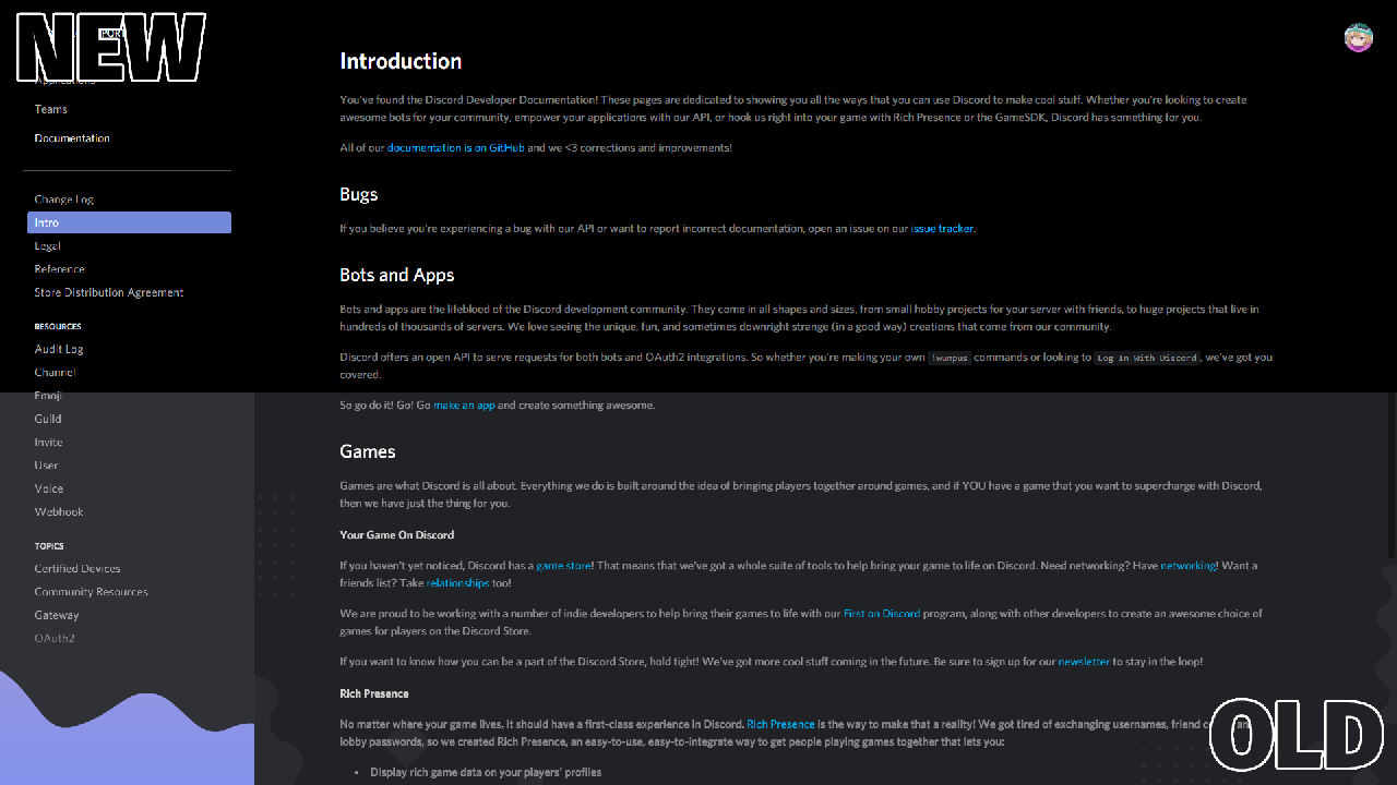 Discord Developer Portal OLED Black
