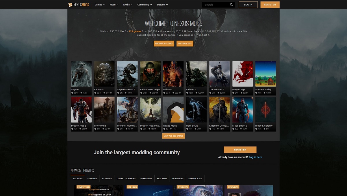 Nexus Mods Dark Theme - KMV