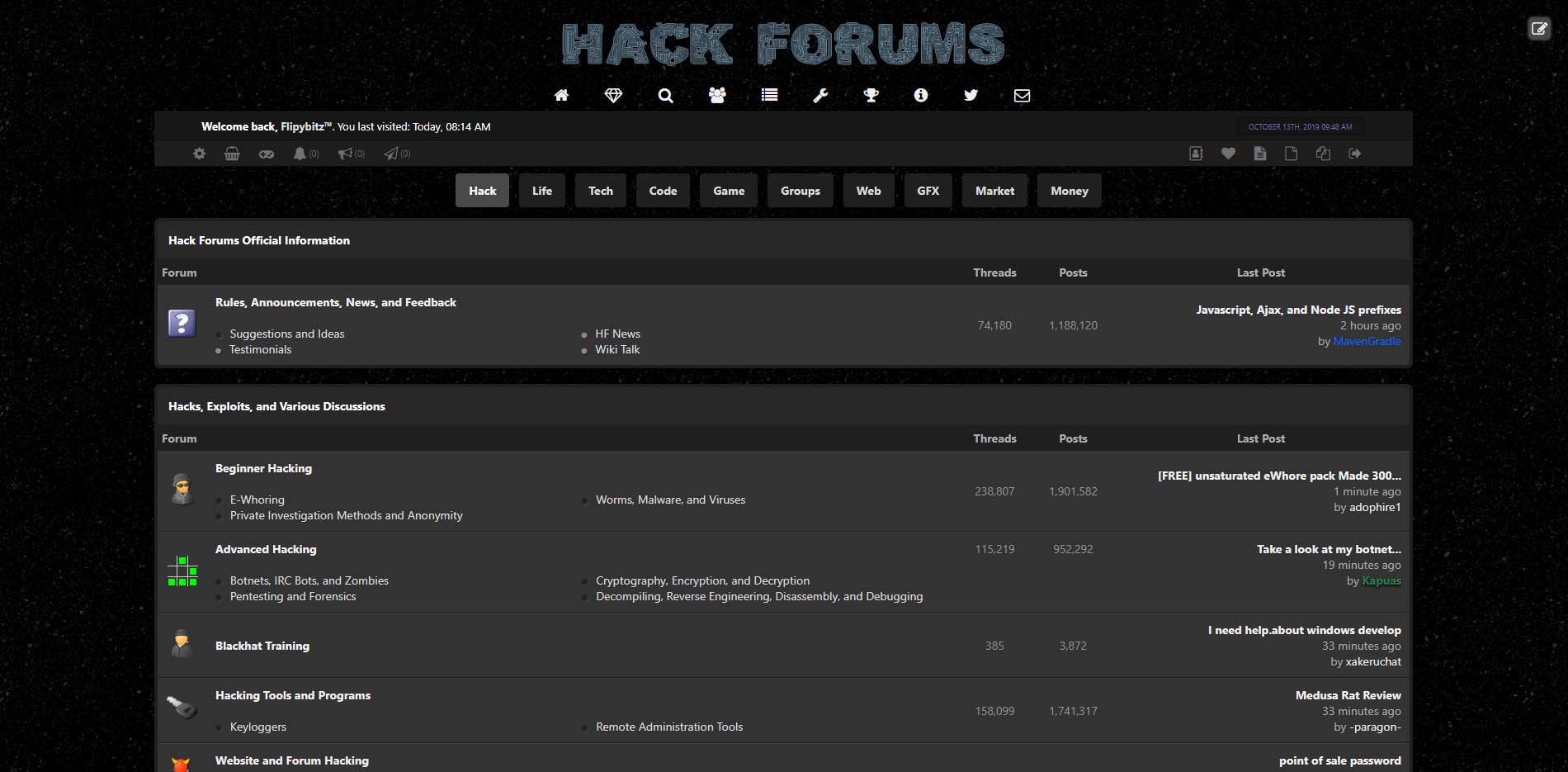 Hackforums Sleek Dark