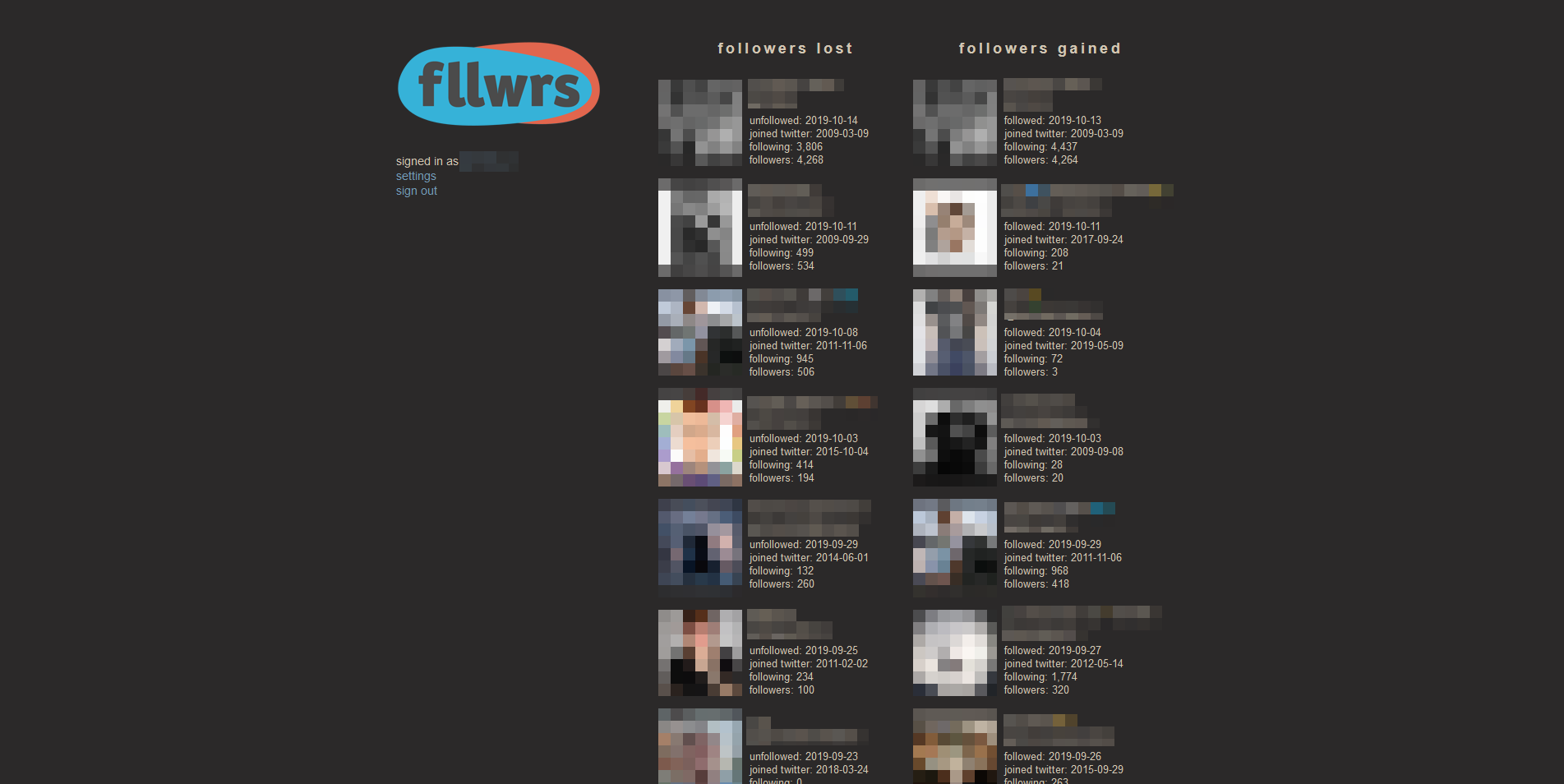 fllwrs.com Darkmode
