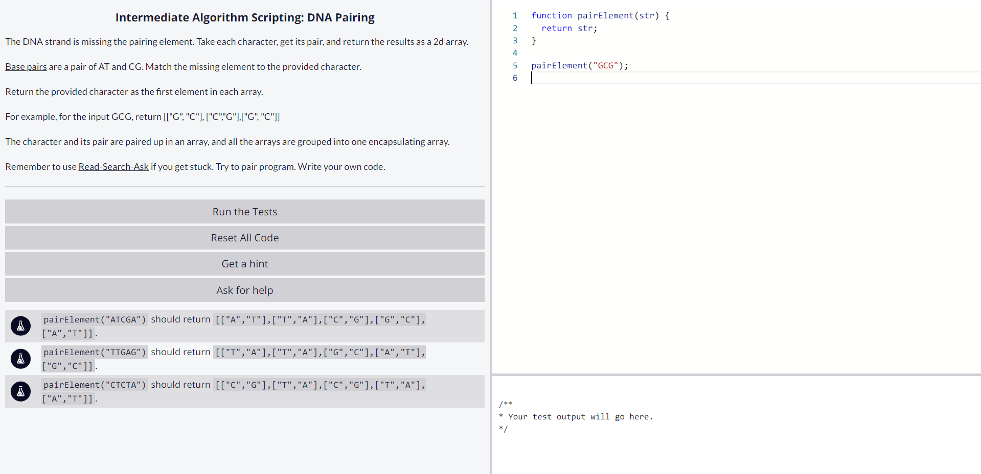 freeCodeCamp Simple Tweaks