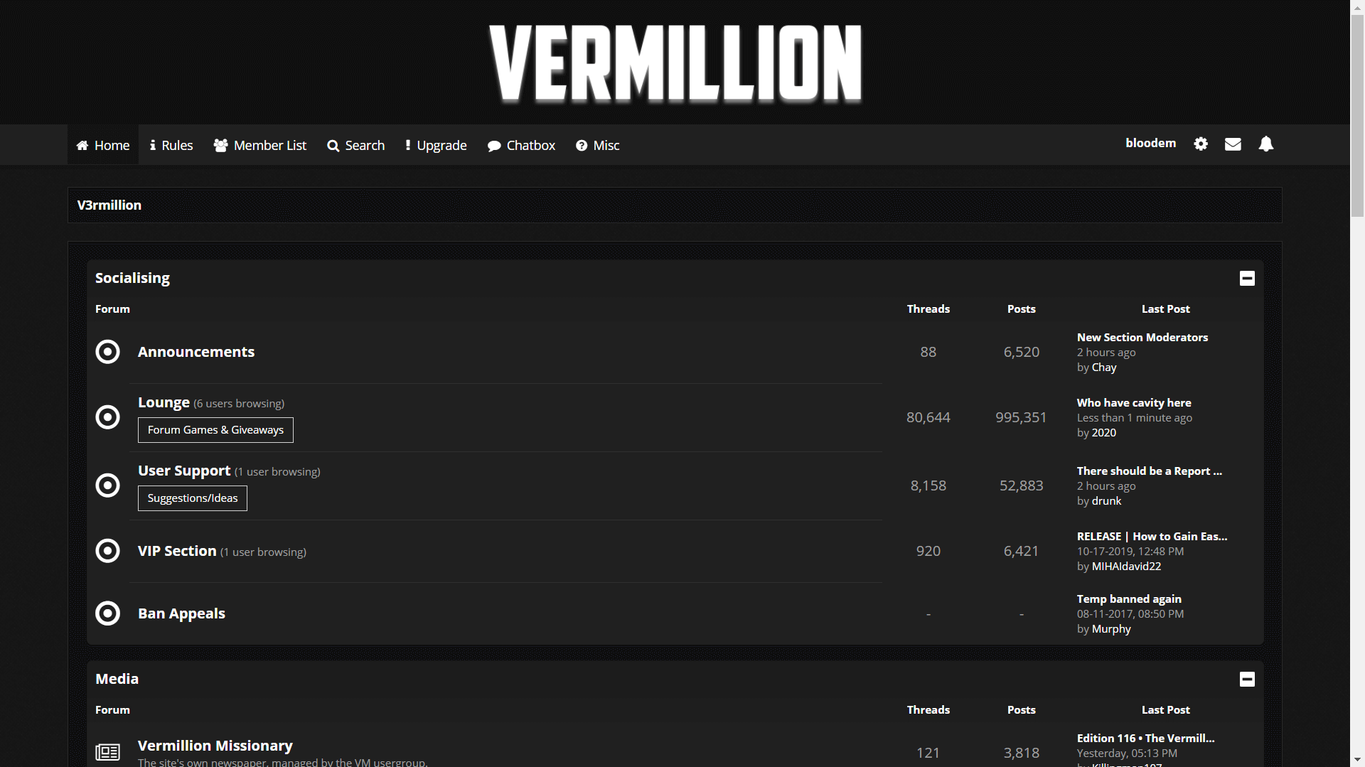 V3rmillion Black & White