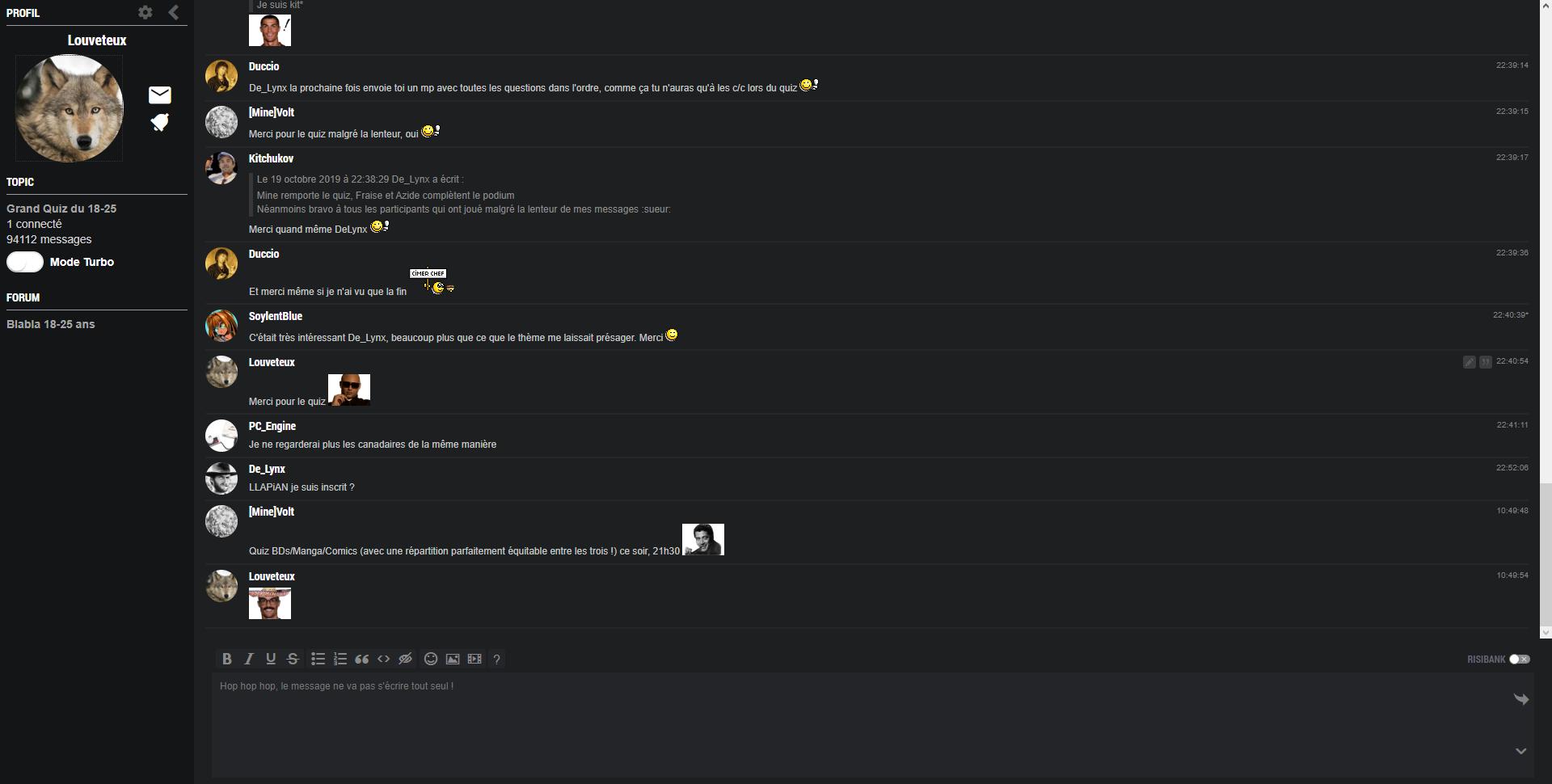 JVChat - Dark mode - xRock