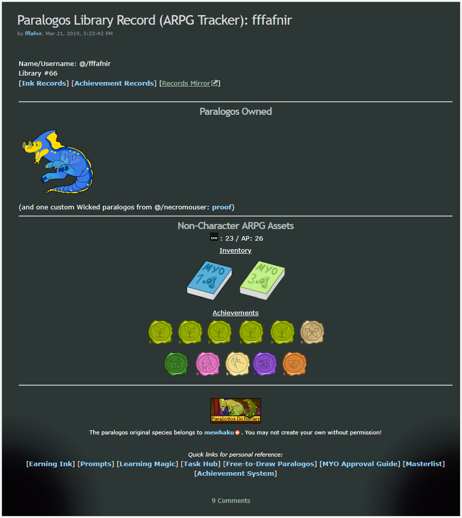 Dark Default Journal Skin for DeviantArt & sta.sh