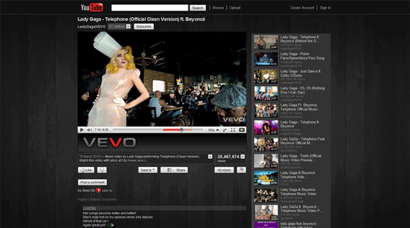 YouTube.com - Dark Gray Wood Redesign(2011 UPDATE)