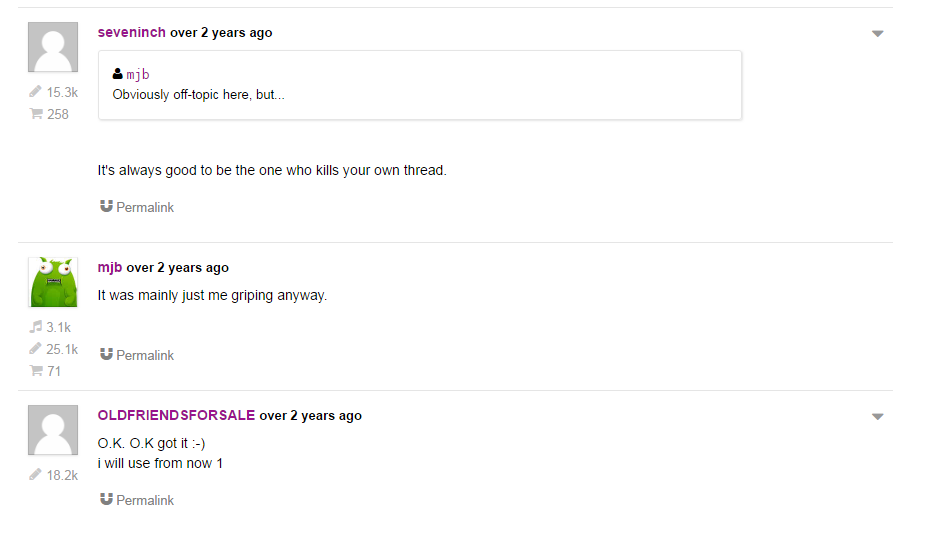 Replace Broken Avatars On Discogs