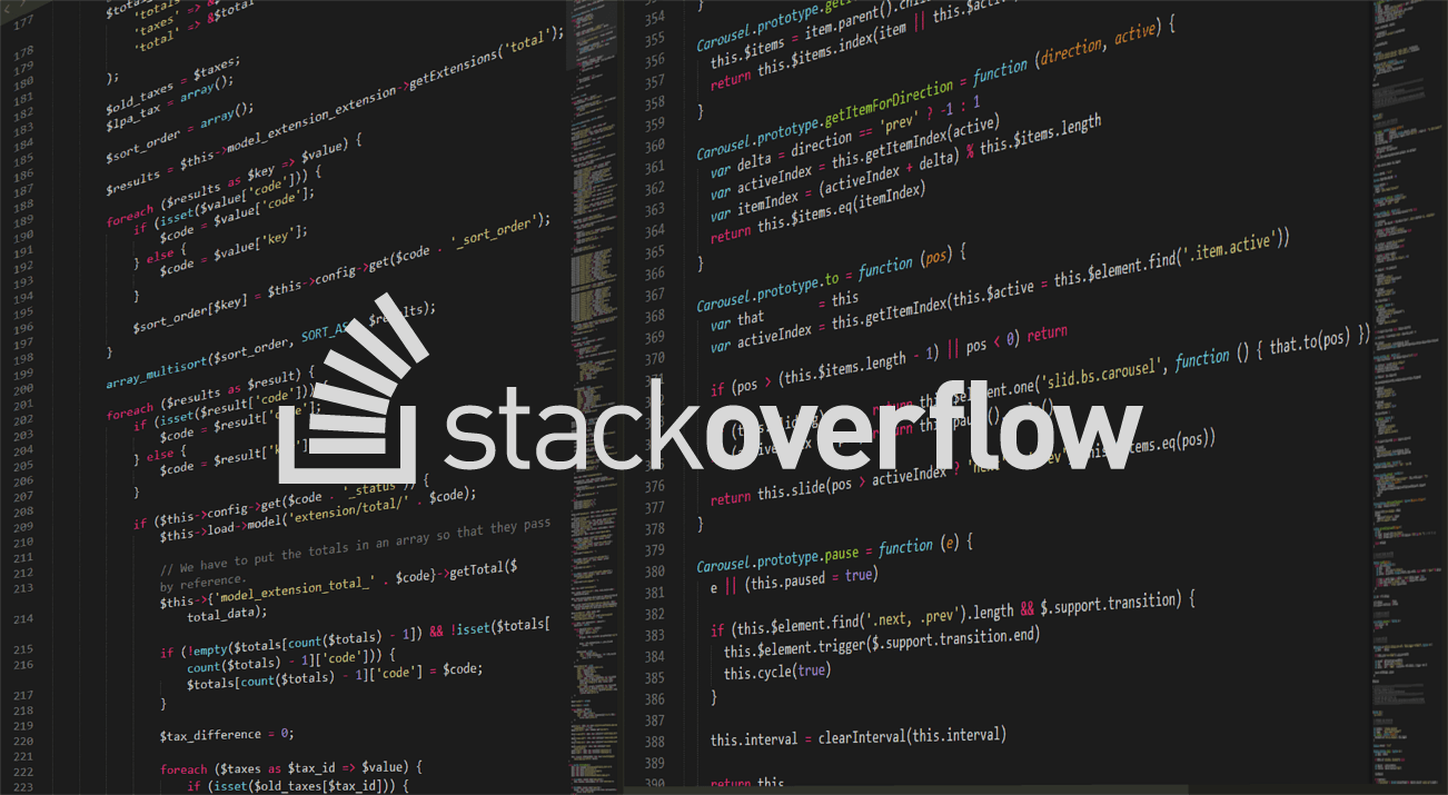 Stackoverflow Dark Black