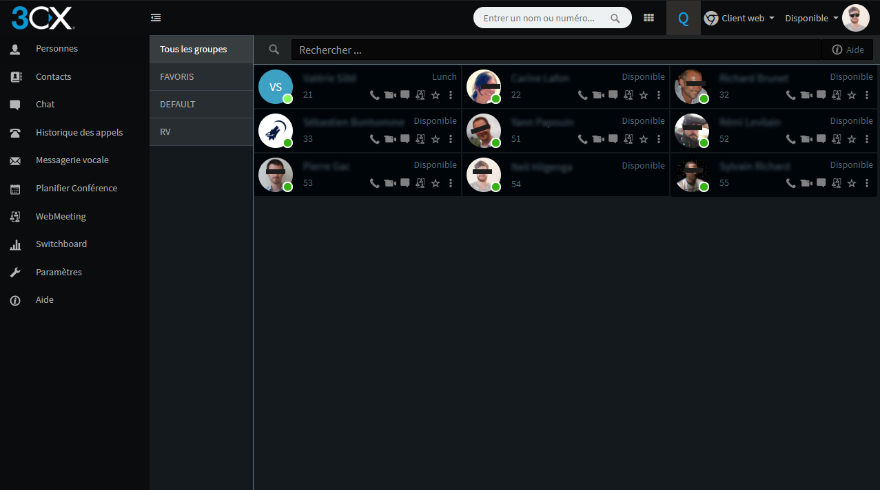 3CX Dark Theme