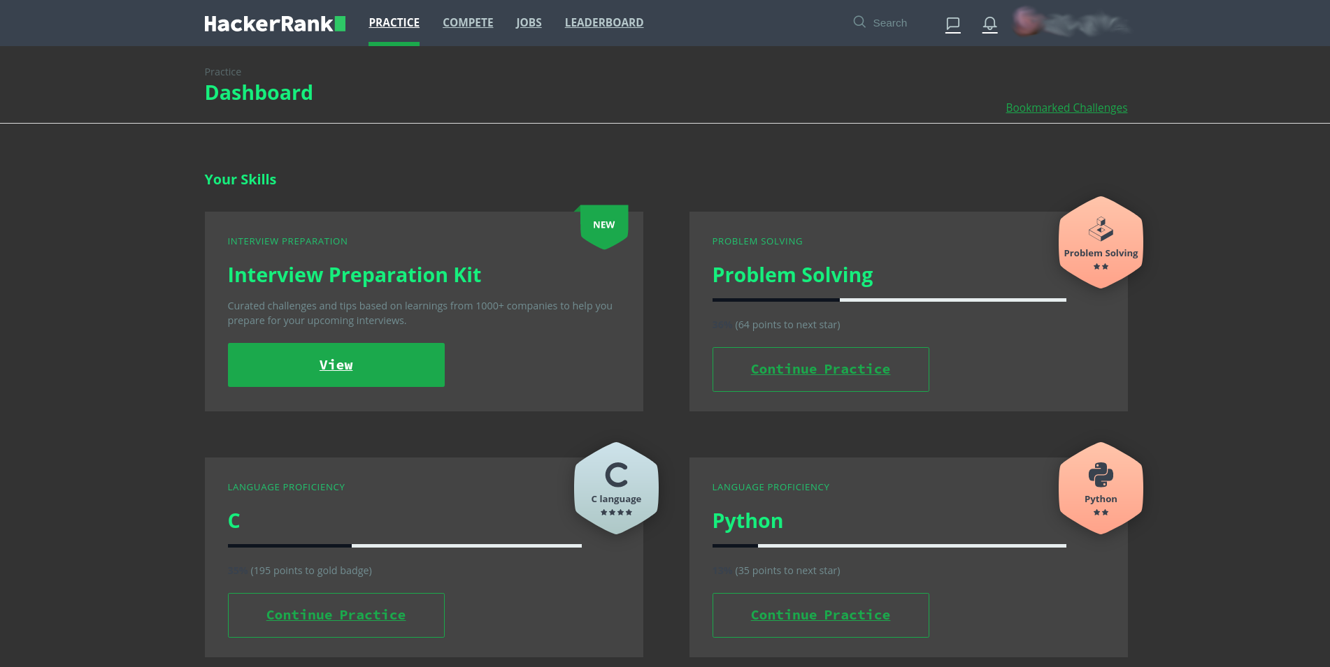 Hackerrank dark