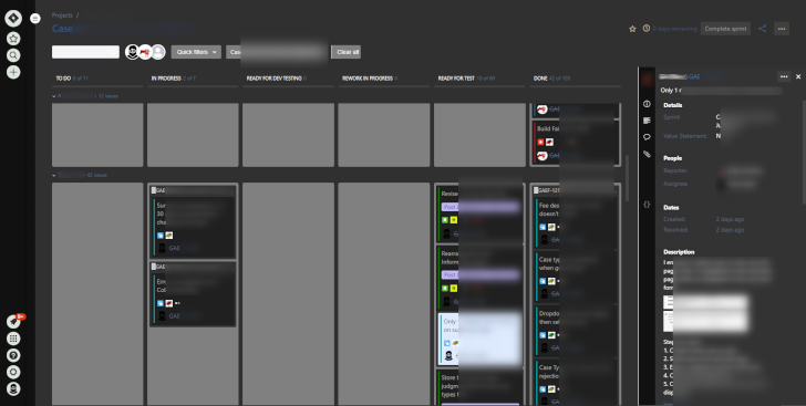 JIRA Darkness