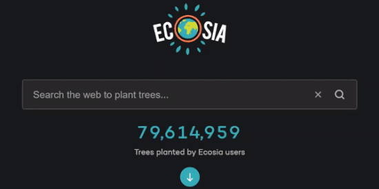 Ecosia - Dark theme 2022