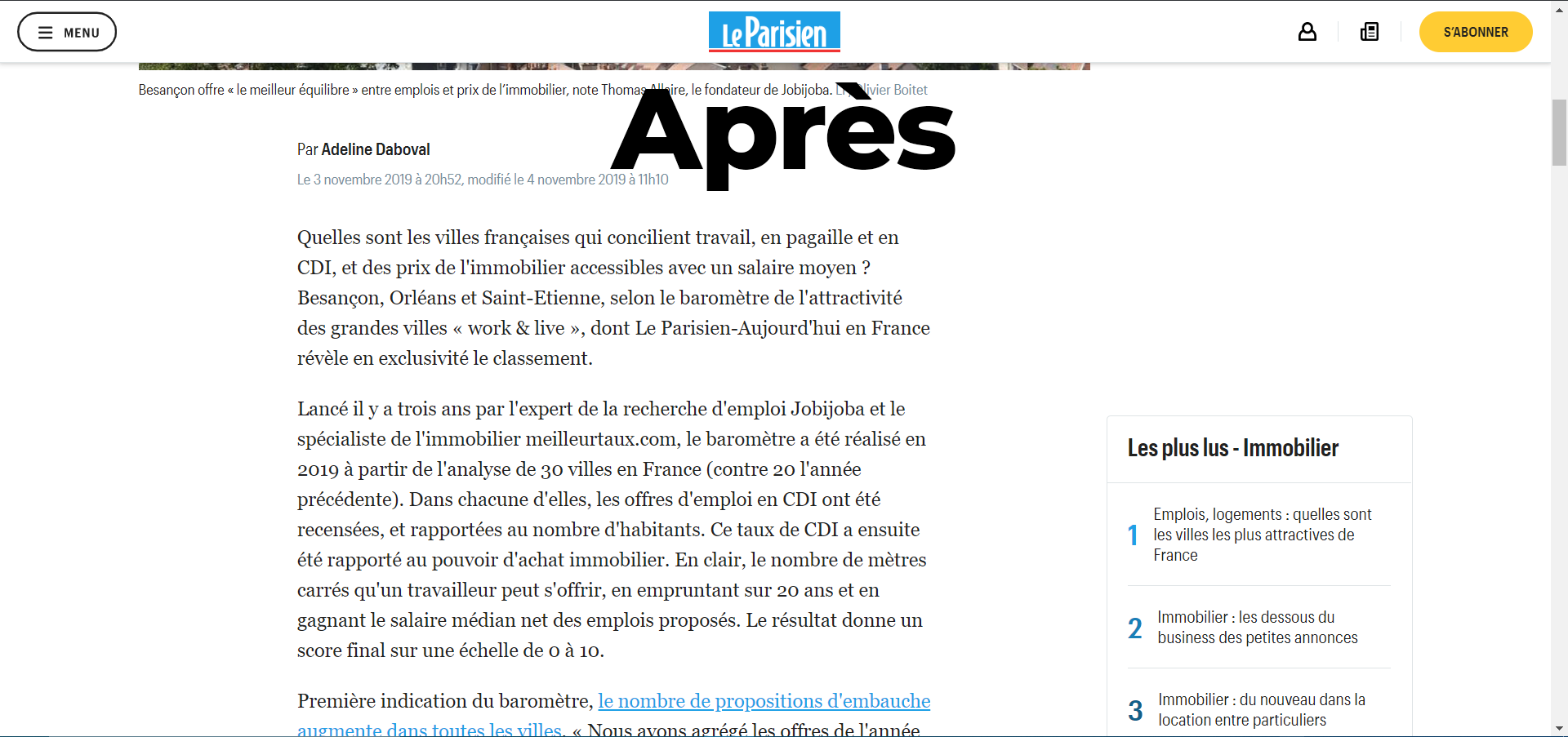 leparisien.fr sans abonnement
