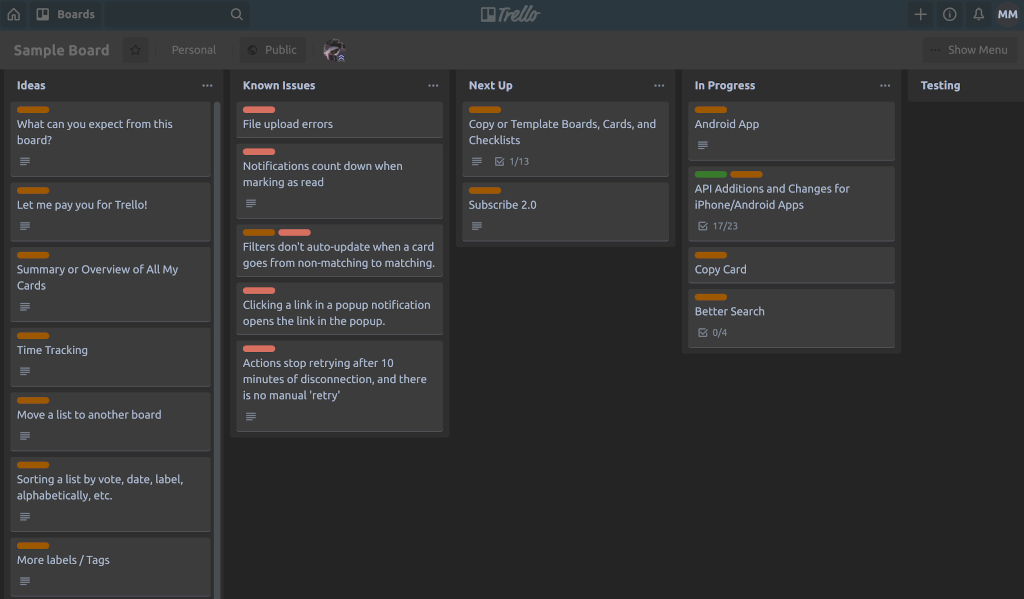 Conwy - Trello