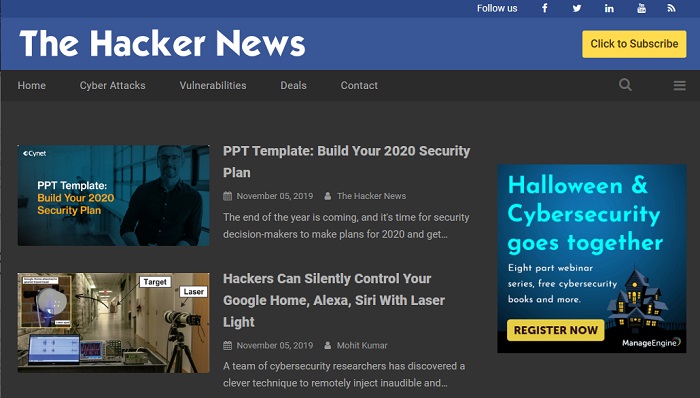 thehackernews.com dark theme