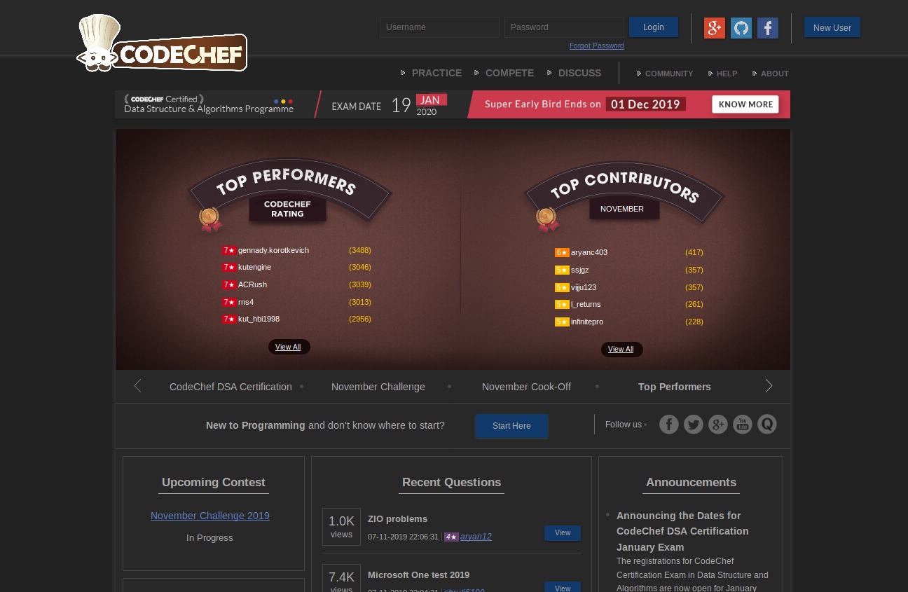 CodeChef Dark