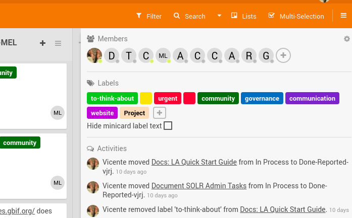 wekan activities wider