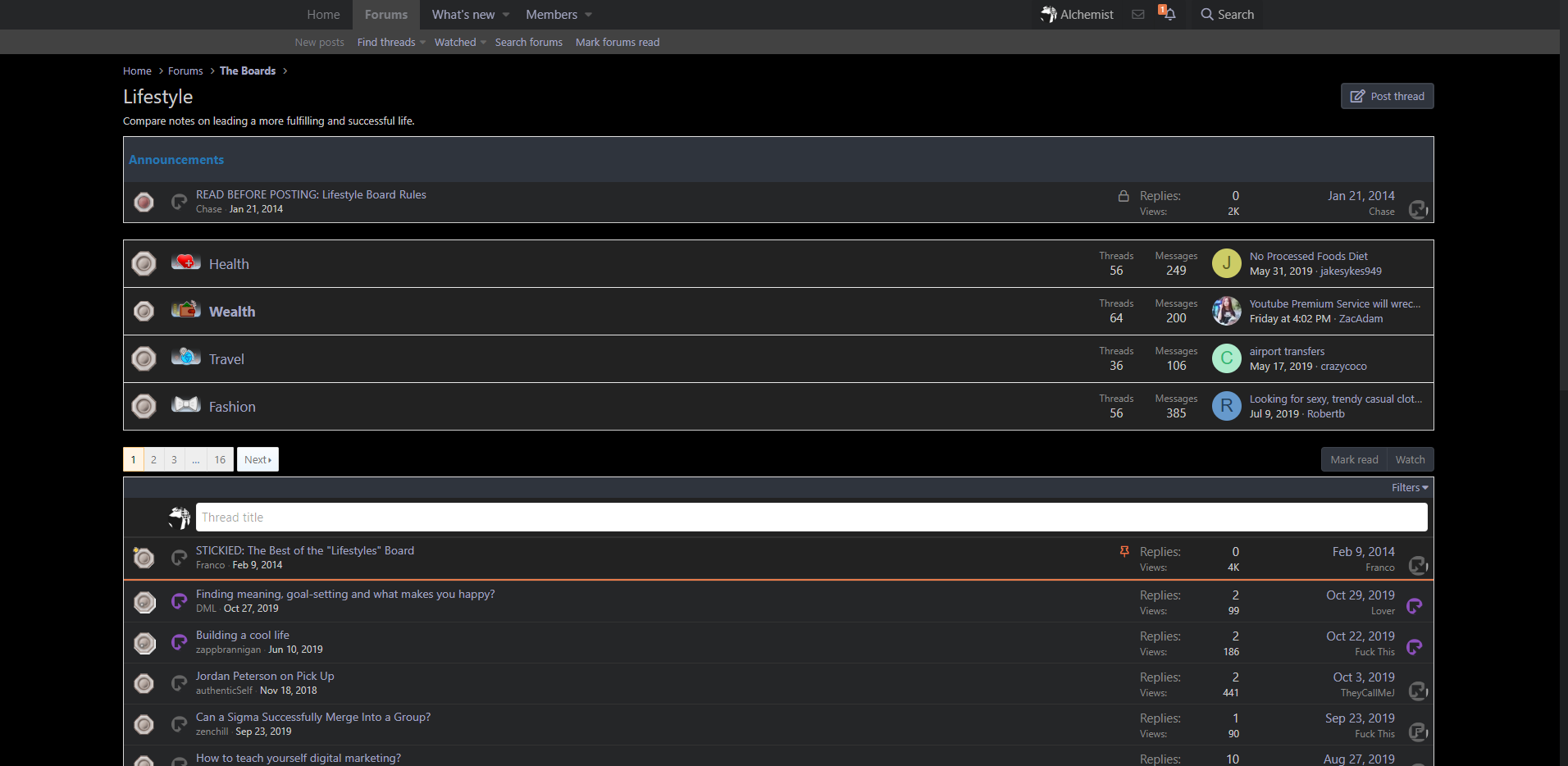SkilledSeducer Dark Theme