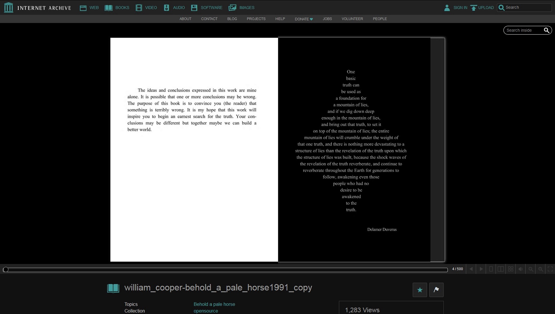 Archive.org eBook Invert - KMV