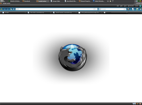 About:Blank White Firefox