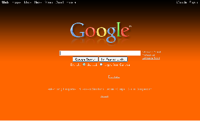 Orange Google With Shadow