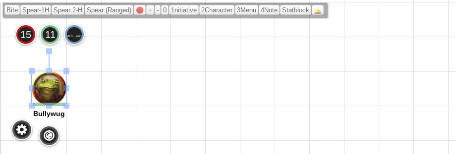 Roll20 More Compact Token Action ToolBar