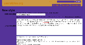 Purple and Gold userstyles.org
