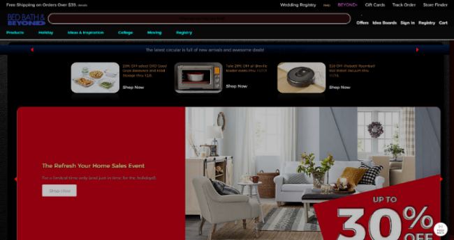 Bed Bath & Beyond Dark by BamaBraves
