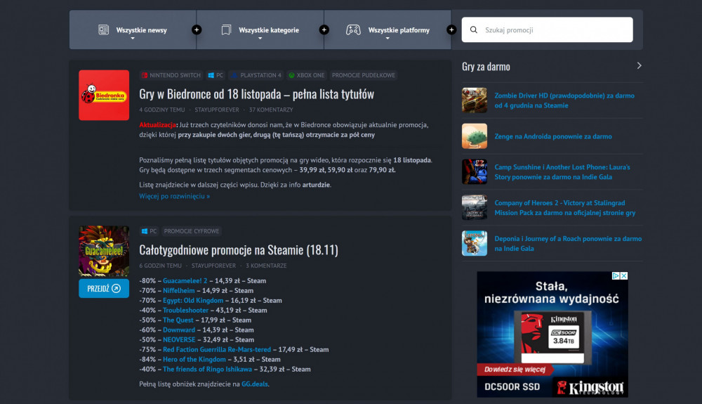 Łowcy Gier Dark Mode OFFICIAL