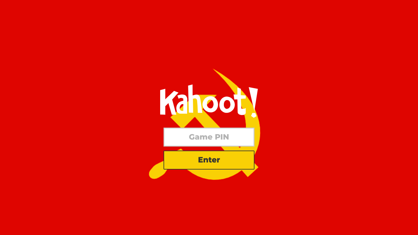 Our Kahoot!