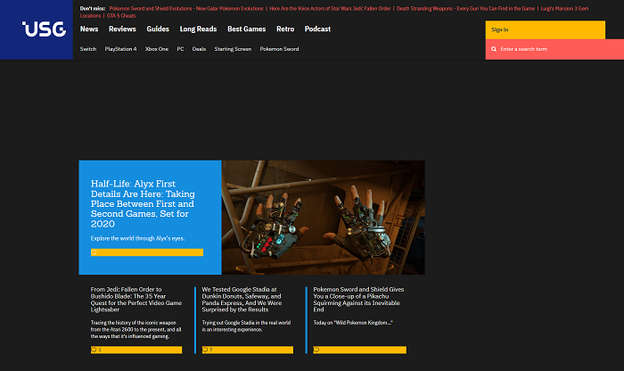 USGamer Dark