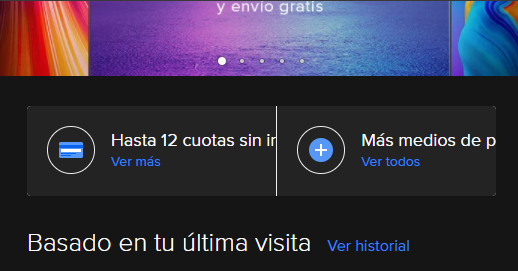 Mercado Libre | Dark Theme