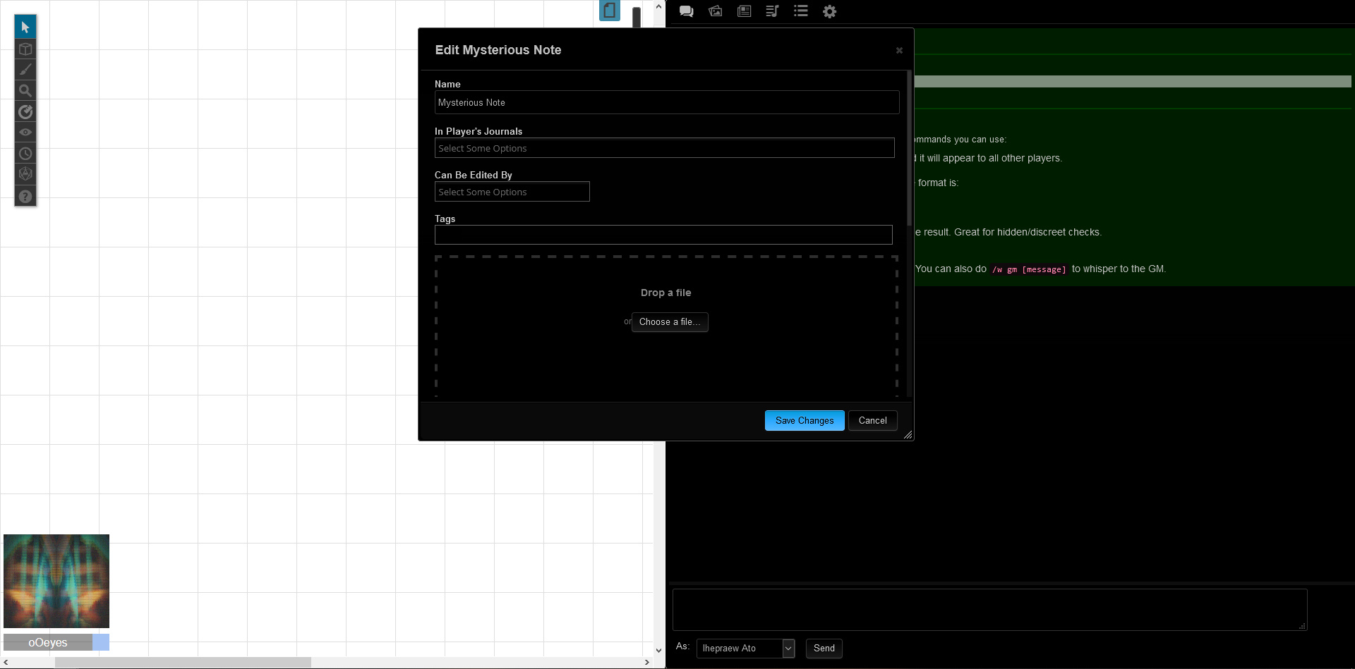 Roll20 Light Inversion