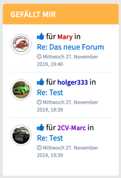 Gefällt mir ausblenden - 2CVForum